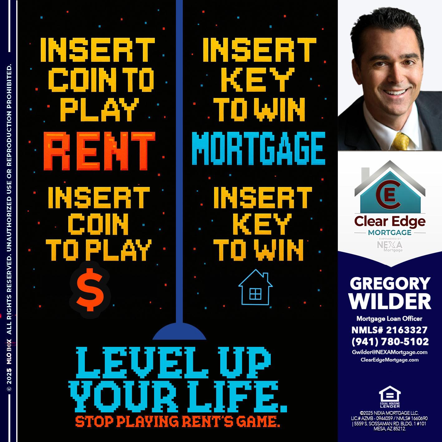 INSERT COIN - Gregory Wilder -Mortgage Loan Officer
