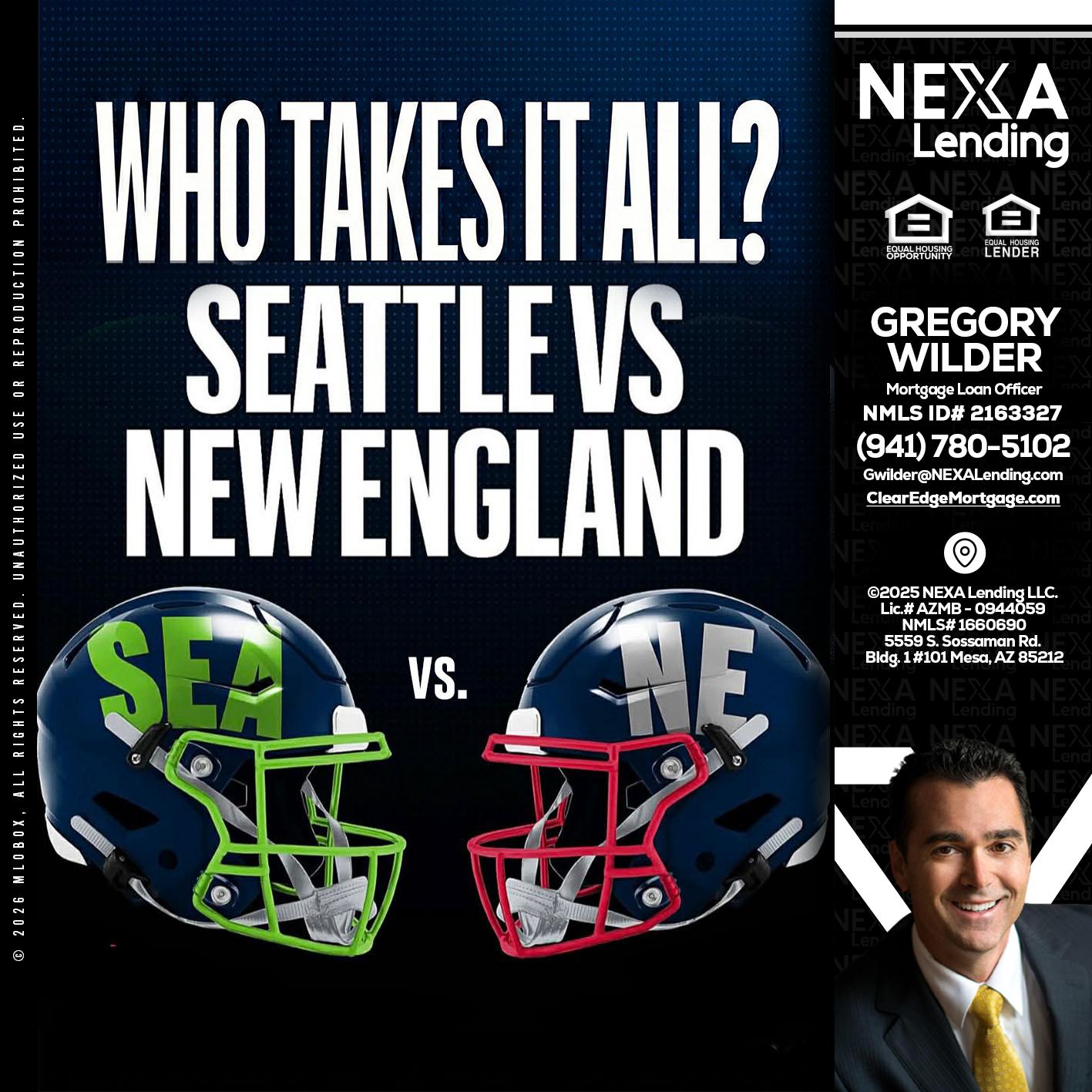 WHO TAKE IT ALL? - Gregory Wilder -Mortgage Loan Officer