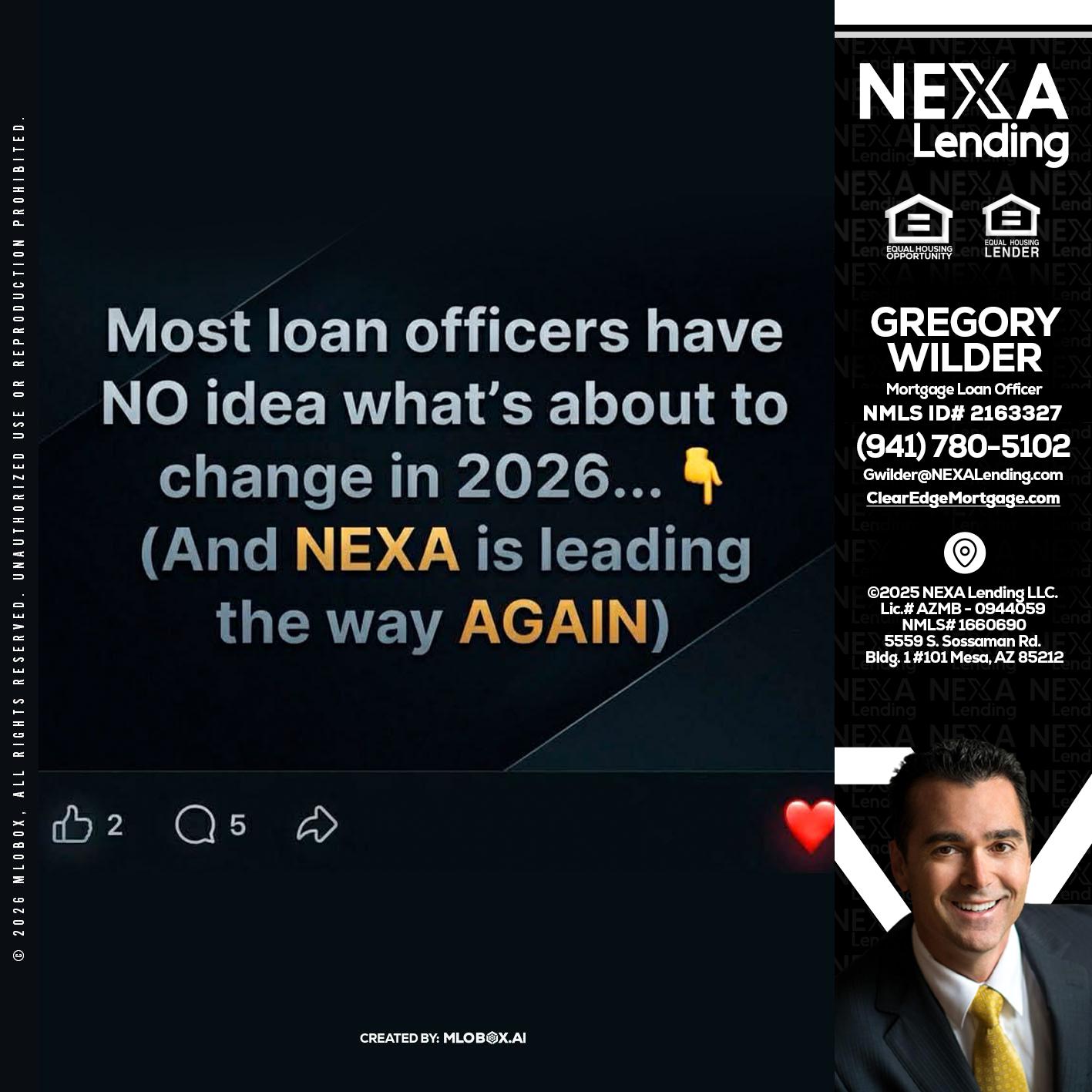 most loan officers - Gregory Wilder -Mortgage Loan Officer