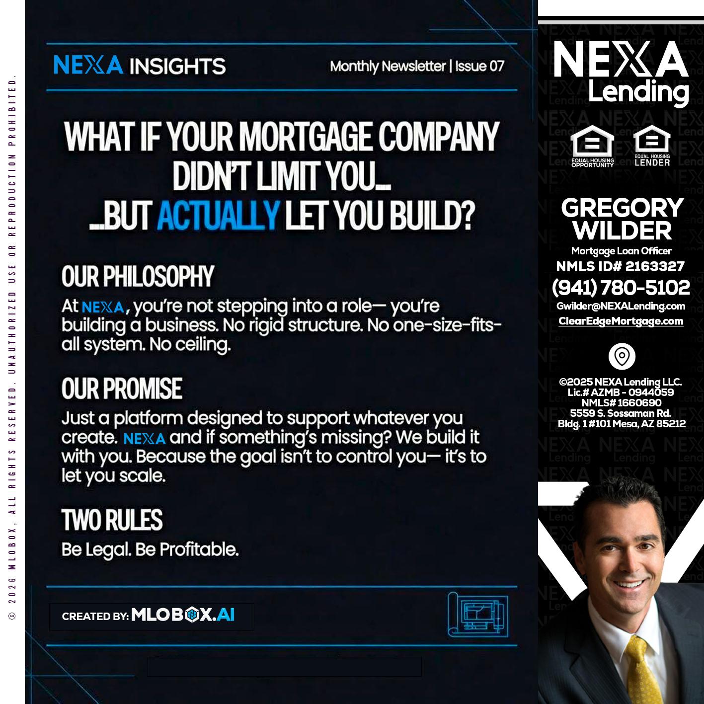 NEXA INSIGHTS - Gregory Wilder -Mortgage Loan Officer