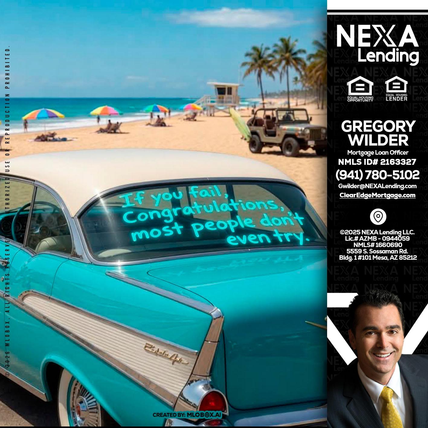 if you - Gregory Wilder -Mortgage Loan Officer