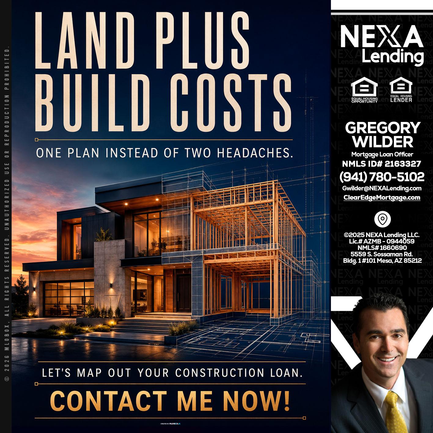 LAND PLUS - Gregory Wilder -Mortgage Loan Officer
