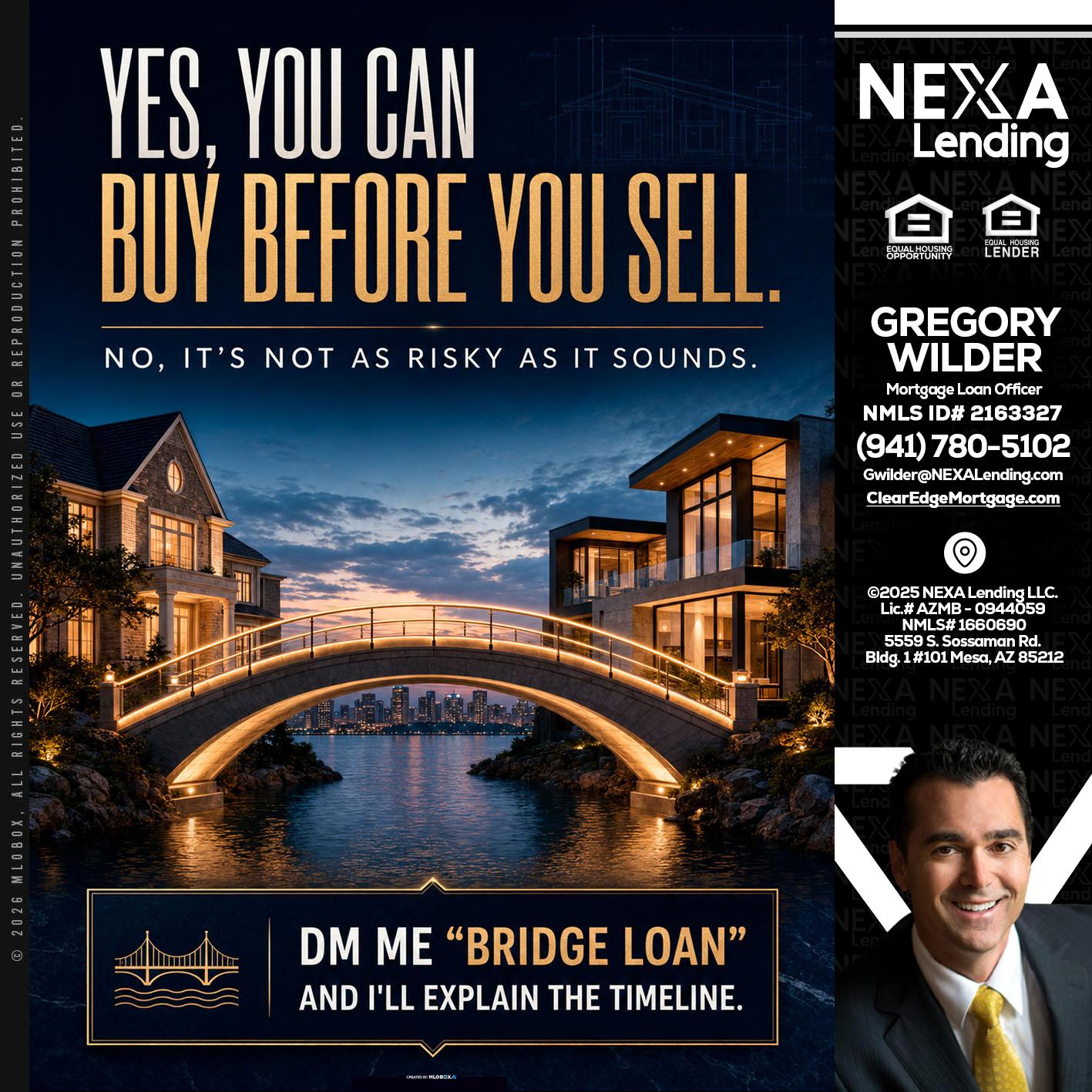 YES, YOU CAN - Gregory Wilder -Mortgage Loan Officer
