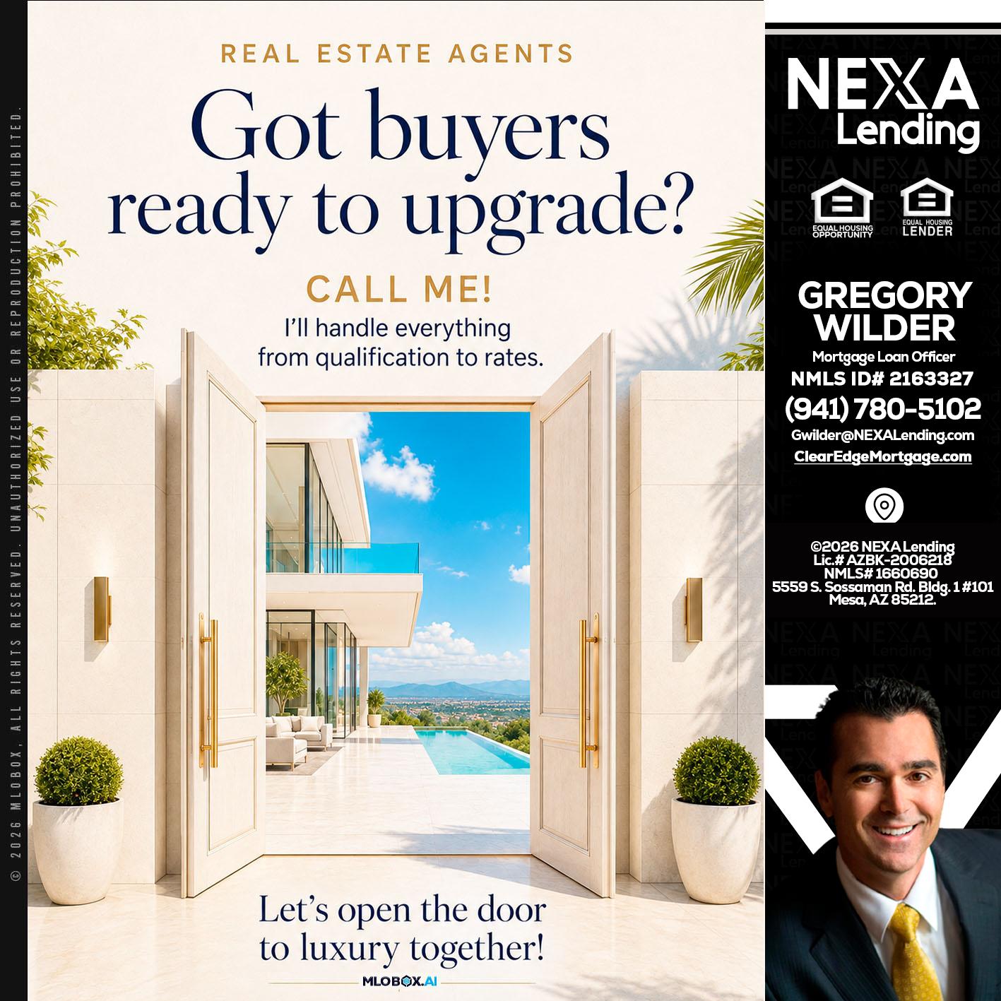 got buyers? - Gregory Wilder -Mortgage Loan Officer
